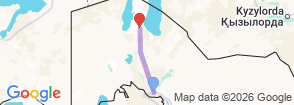 Tour route map