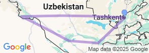 Tour route map