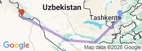 Tour route map