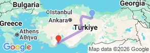 Tour route map