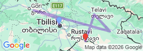 Tour route map
