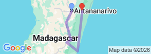 Tour route map