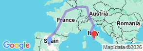 Tour route map