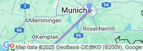 Tour route map