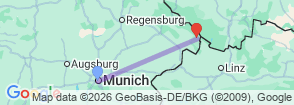 Tour route map