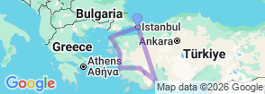 Tour route map