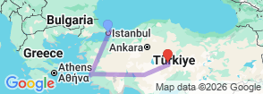Tour route map