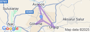 Tour route map
