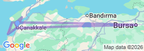 Tour route map