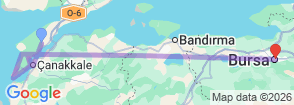 Tour route map