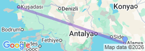 Tour route map