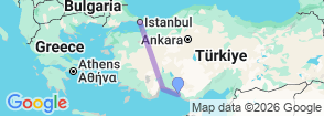 Tour route map
