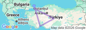 Tour route map