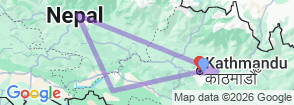Tour route map
