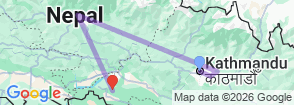 Tour route map