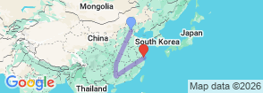 Tour route map