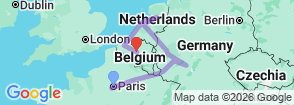 Tour route map