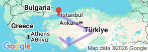 Tour route map