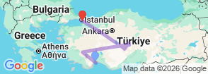 Tour route map