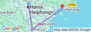 Tour route map