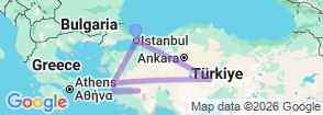 Tour route map