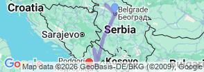 Tour route map