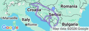 Tour route map
