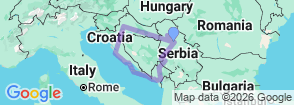 Tour route map