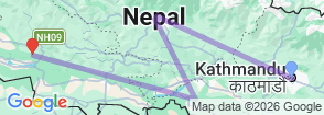 Tour route map