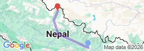Tour route map