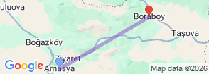 Tour route map