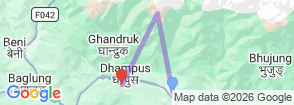 Tour route map