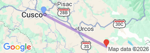 Tour route map
