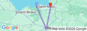 Tour route map