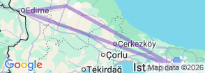 Tour route map
