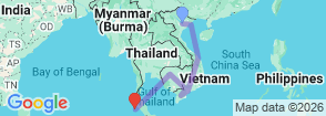 Tour route map