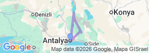 Tour route map