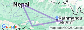 Tour route map