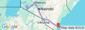 Tour route map