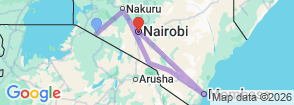 Tour route map