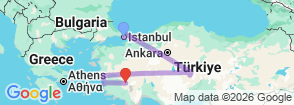 Tour route map