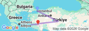 Tour route map
