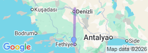 Tour route map