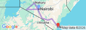 Tour route map