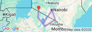 Tour route map