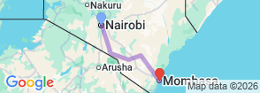 Tour route map