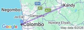 Tour route map
