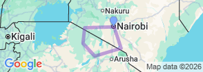 Tour route map