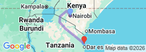 Tour route map