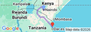 Tour route map